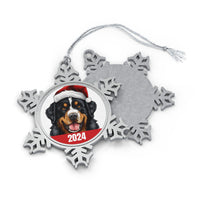 Bernese Mountain Dog 2024 Christmas Ornament with Gift Box