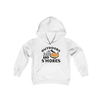 Outdoors and Smores Kids Hooded Sweatshirt