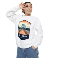 Vintage Alabama Montgomery Bridge Sweatshirt - Retro Travel Design