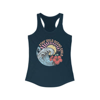 Women's Stay Wild Ocean Child Racerback Tank