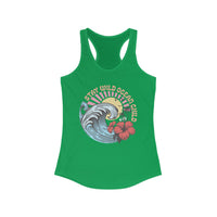 Women's Stay Wild Ocean Child Racerback Tank