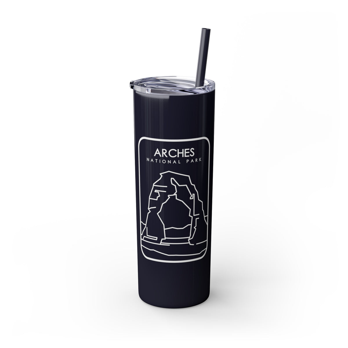 Arches National Park Skinny Tumbler with Straw, 20oz