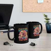 Grand Tetons Souvenir Mug with Sunrise Art