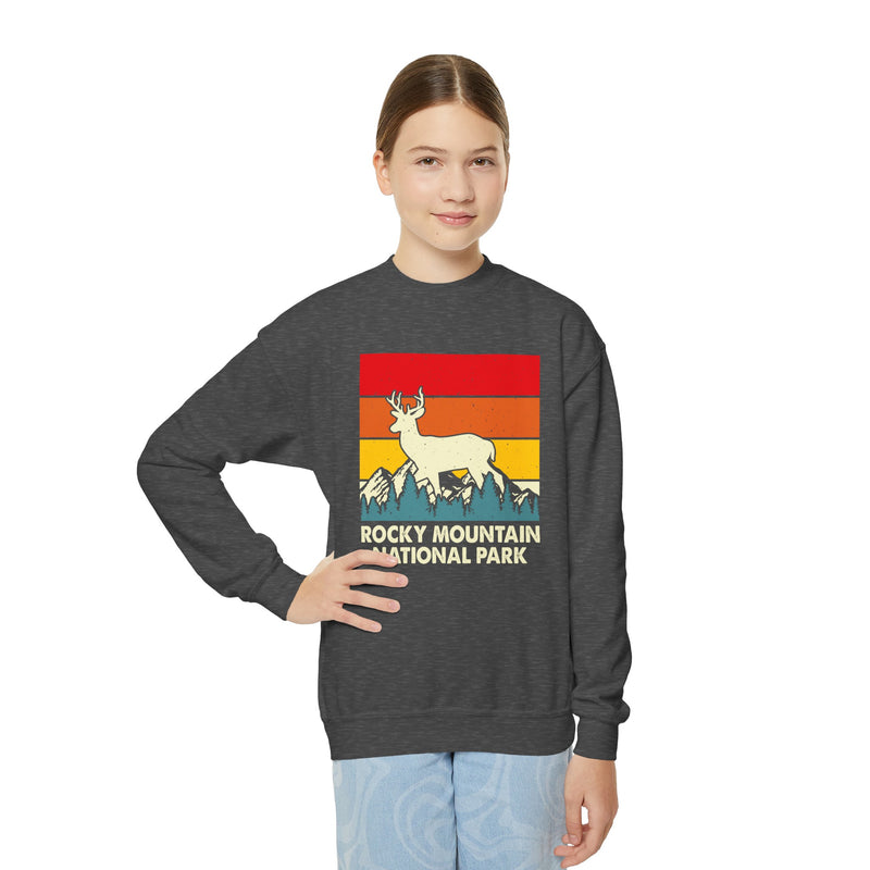 Rocky Mountain National Park Kids' Unisex Crewneck Sweatshirt