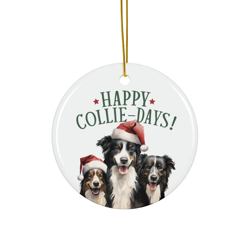 2024 Border Collie Funny Christmas Ornament