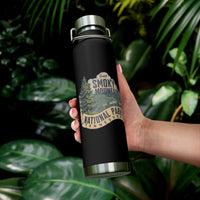 Great Smoky Mountains National Park souvenir bottle with scenic design and Tennessee location.