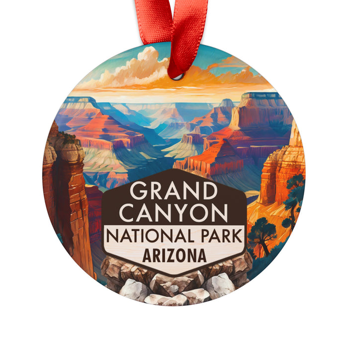 Grand Canyon Christmas Ornament with Ribbon