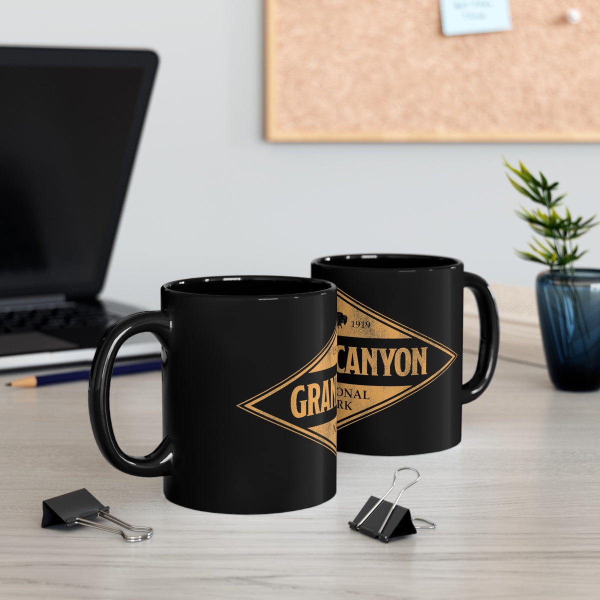 Grand Canyon Buffalo Emblem Mug Souvenir