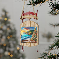 Channel Islands National Park Sled Christmas Ornament