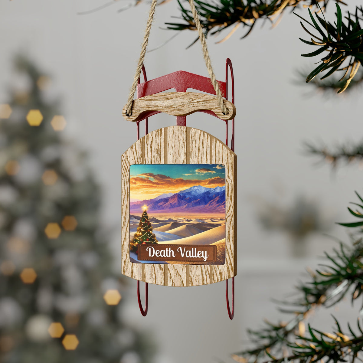 Death Valley National Park Sled Ornament