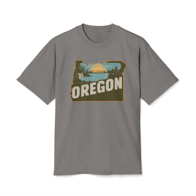 Retro Oregon State Unisex Heavy Faded Tee