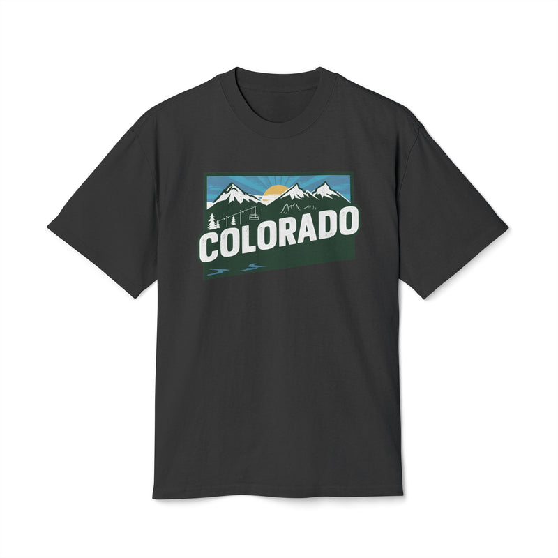 Colorado Retro State Unisex Heavy Faded Tee