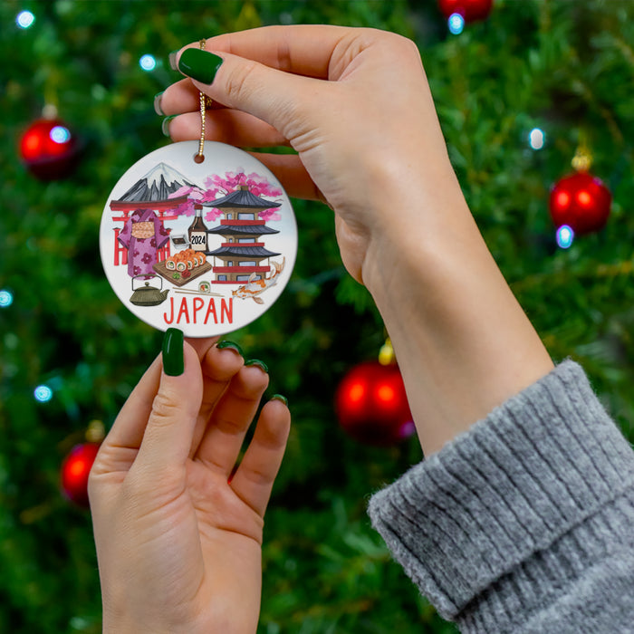 Japan 2024 Ceramic Christmas Ornament