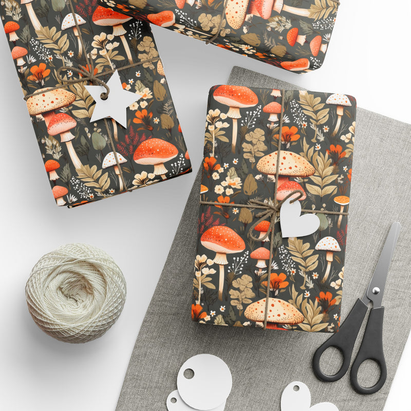 Mushroom Pattern Wrapping Papers