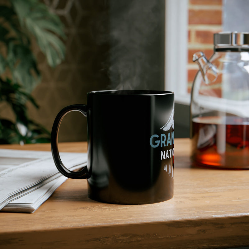 Grand Teton Souvenir Mug with Mountain Design