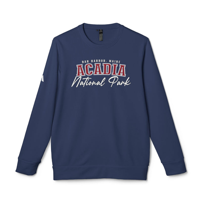 Acadia National Park adidas Unisex Fleece Crewneck Sweatshirt