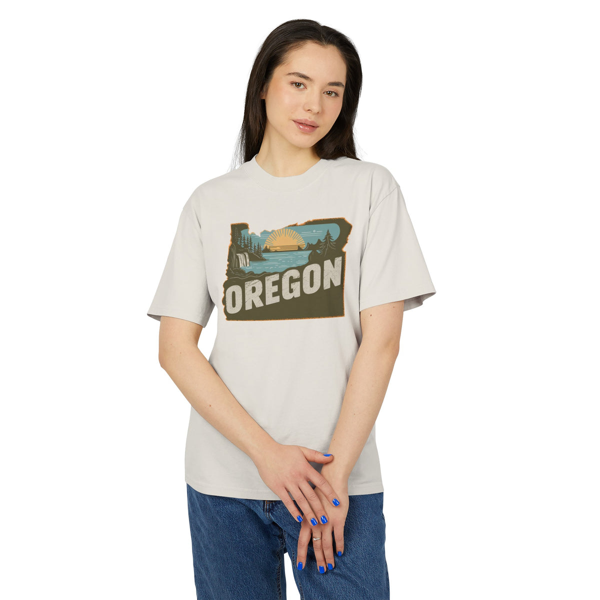 Retro Oregon State Unisex Heavy Faded Tee