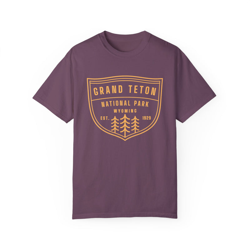 Grand Teton Souvenir Tee with Shield Design