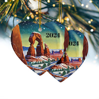 Arches National Park Ceramic Ornaments, 2-Side Print