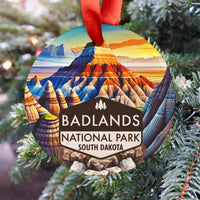 Badlands Christmas Ornament with Ribbon