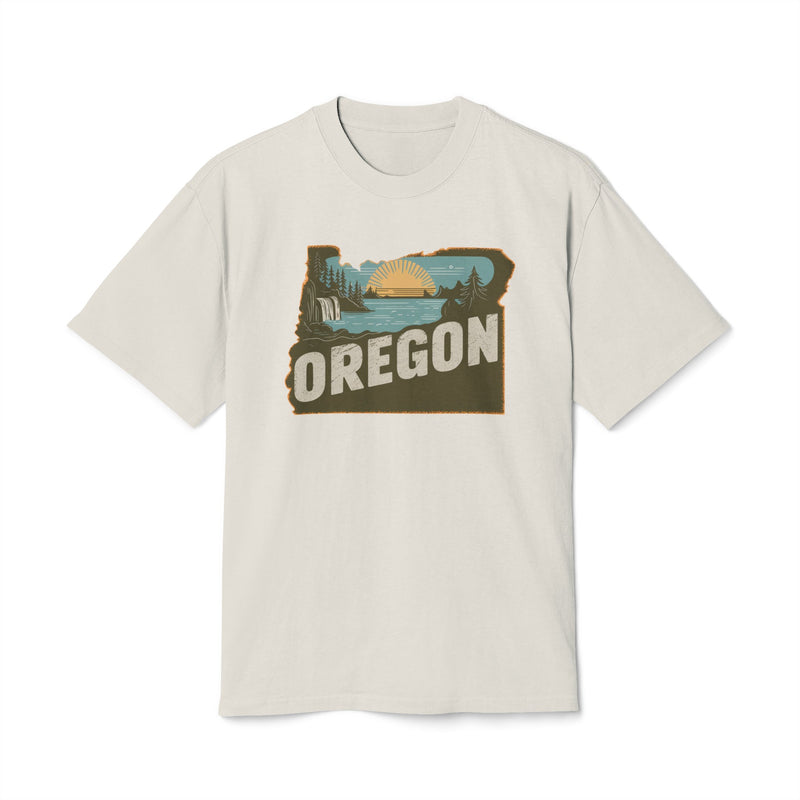 Retro Oregon State Unisex Heavy Faded Tee