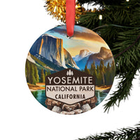 Yosemite Christmas Ornament with Ribbon