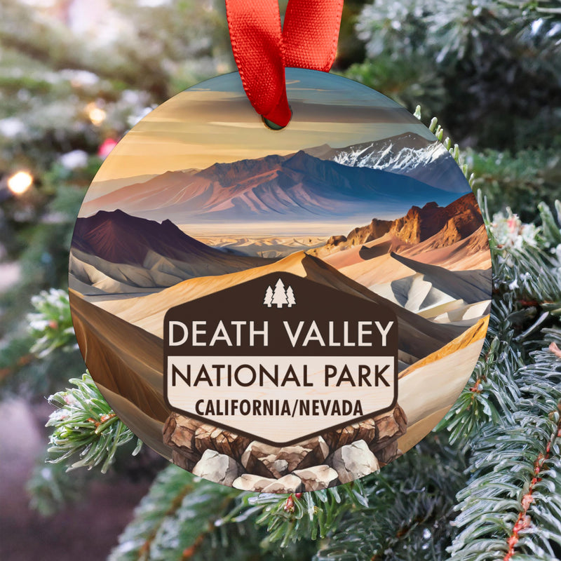 Death Valley Christmas Ornament with Ribbon