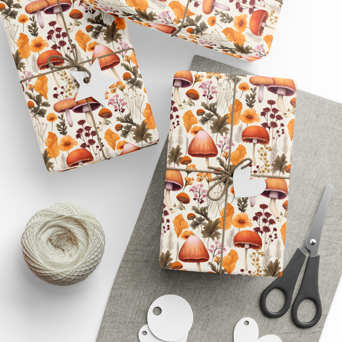 Forest Mushrooms Wrapping Papers