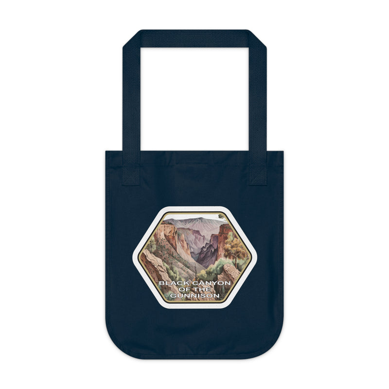 Black Canyon National Park Organic Canvas Tote Bag