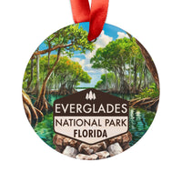 Everglades Christmas Ornament with Ribbon