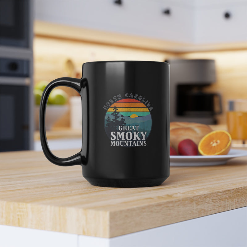 Great Smoky Mountains Souvenir Mug - Sunset Scene