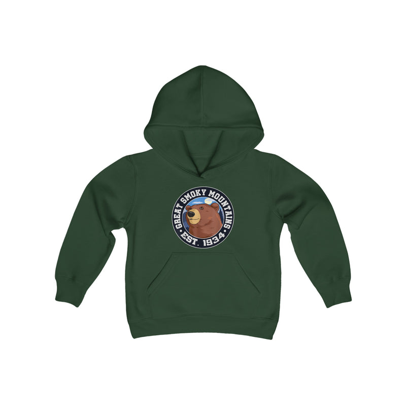 Kids Great Smoky Mountains Youth Hooded Sweatshirt