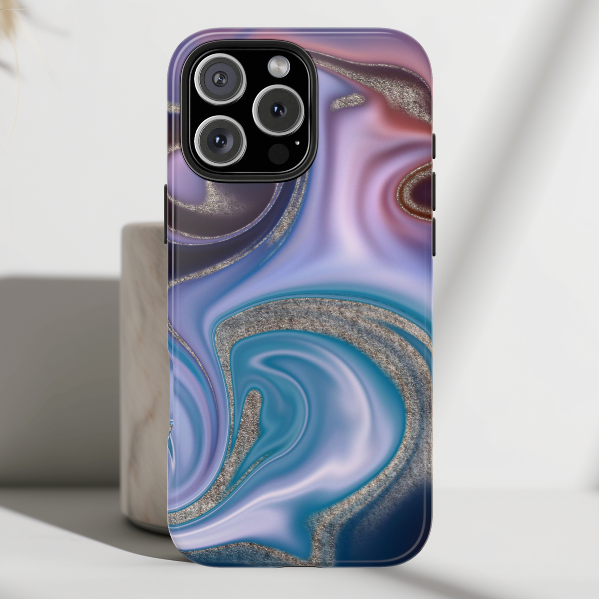 Swirled Marble Phone Case