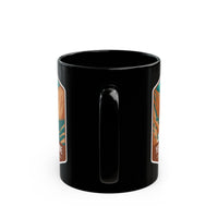 Yellowstone National Park Black Ceramic Mug