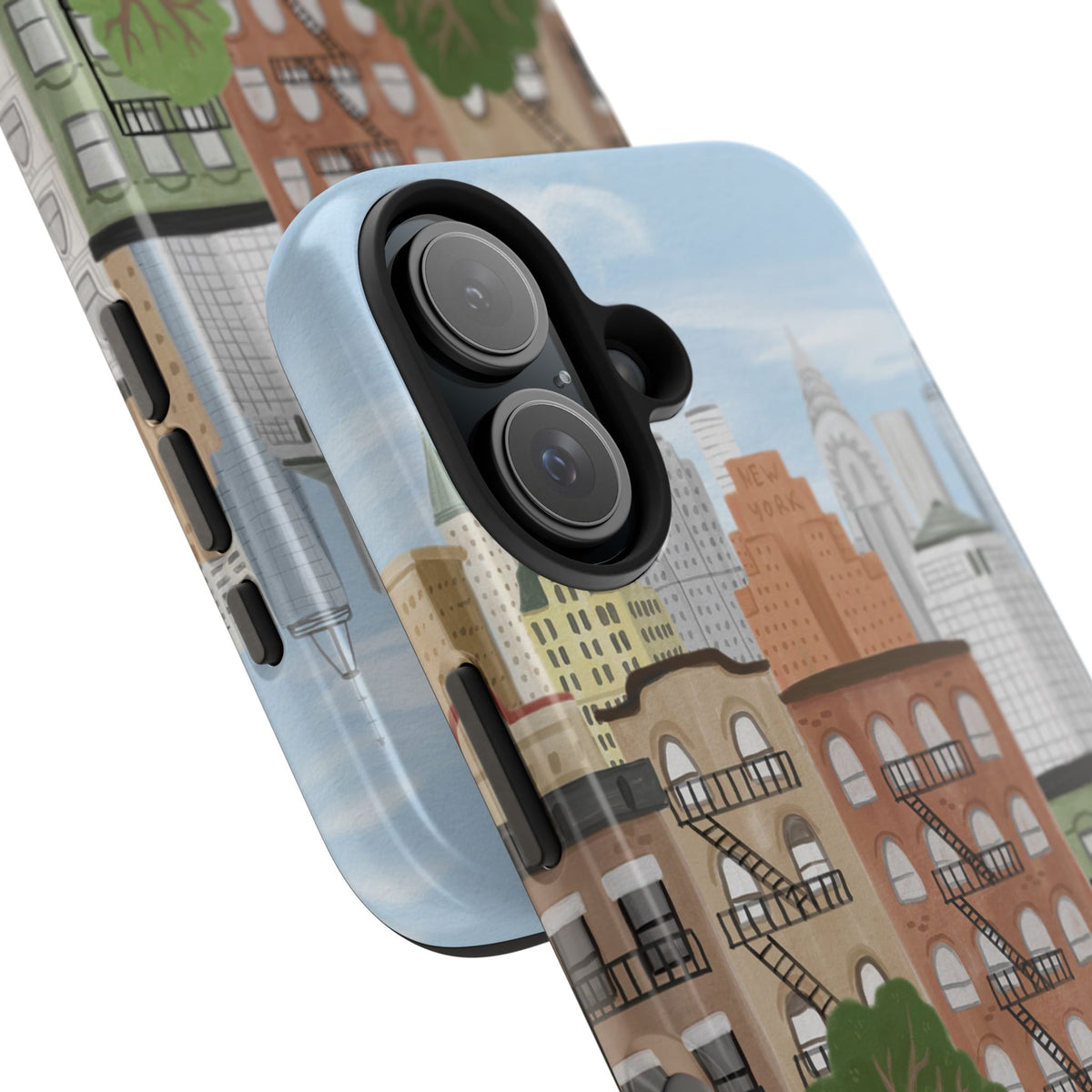 New York City Street Scene Phone Case