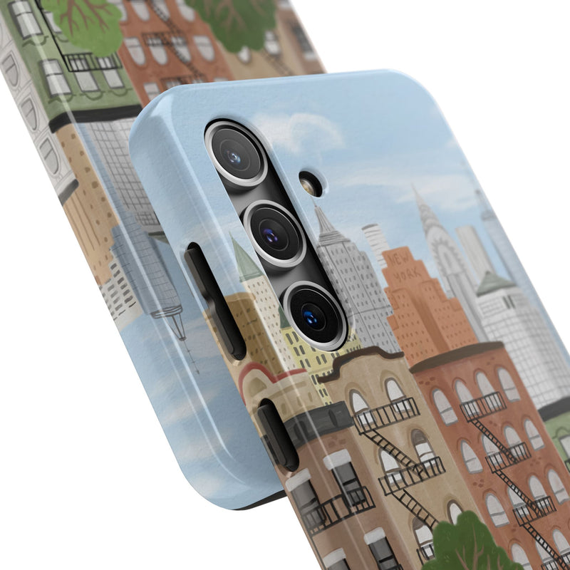 New York City Street Scene Phone Case