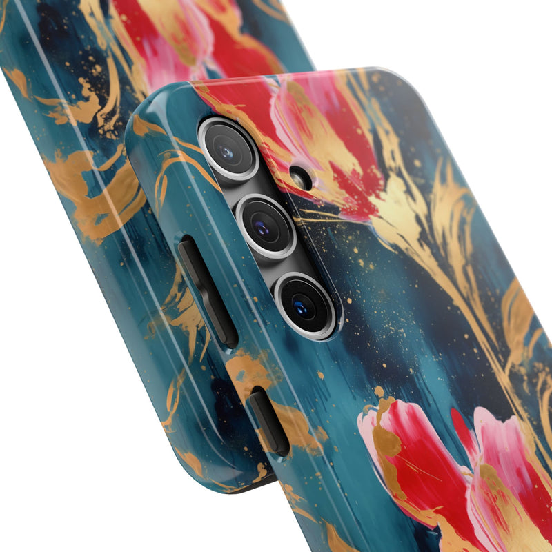 Luxe Painted Tulip Floral Phone Case