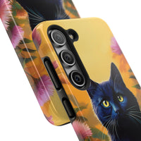 Black Cat Phone Case for iPhone and Samsung