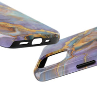 Exclusive Amethyst Drift Marble Pattern Phone Case