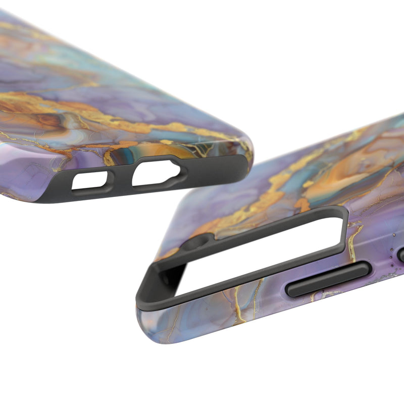 Exclusive Amethyst Drift Marble Pattern Phone Case