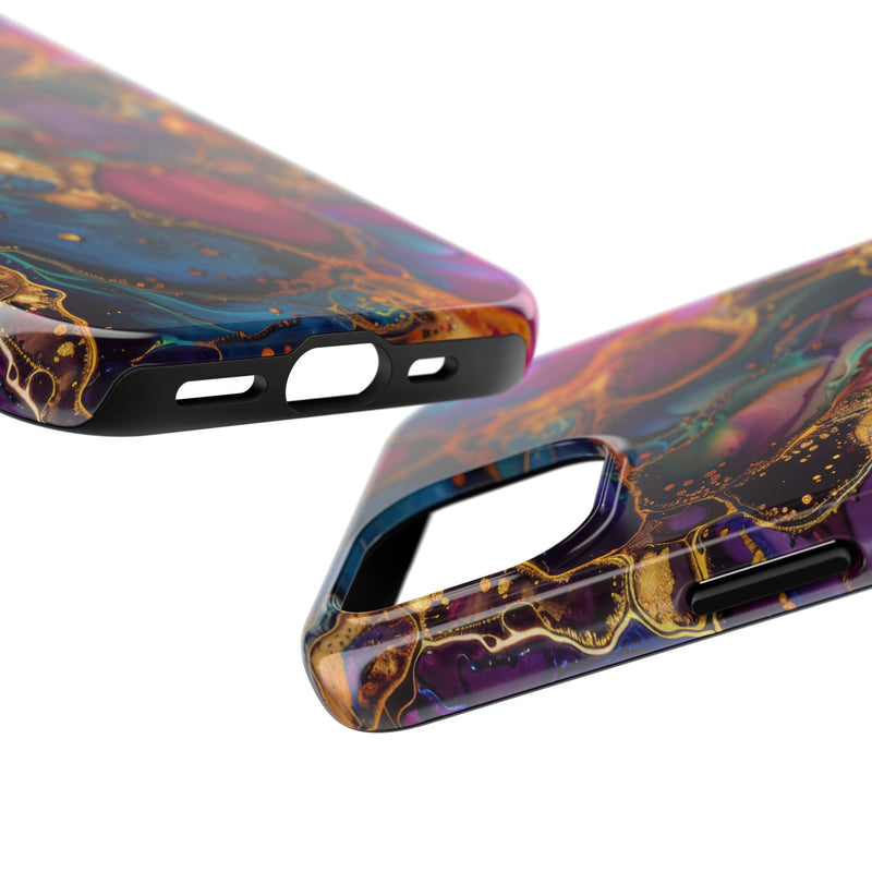 Exclusive Molten Jewel Phone Case, Shockproof Impact Resistant Cover