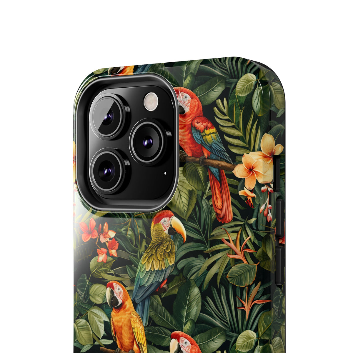 Tropical Parrot Jungle Phone Case