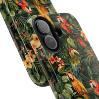 Tropical Parrot Jungle Phone Case