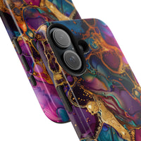 Exclusive Molten Jewel Phone Case, Shockproof Impact Resistant Cover