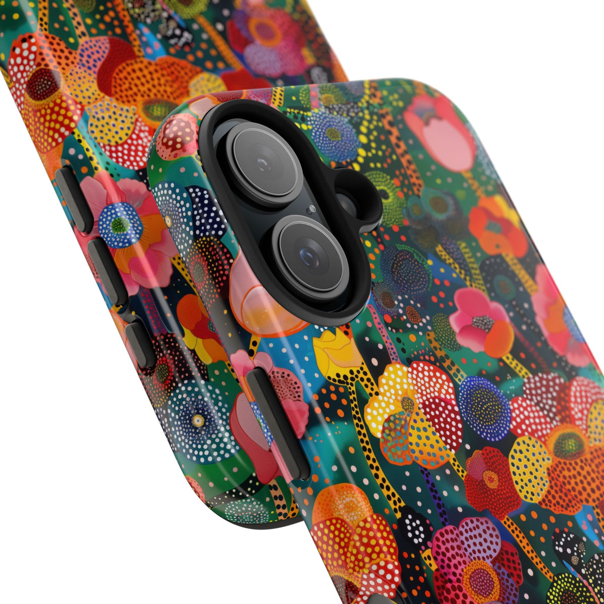 Pointillist Stardust Petals Floral Phone Case