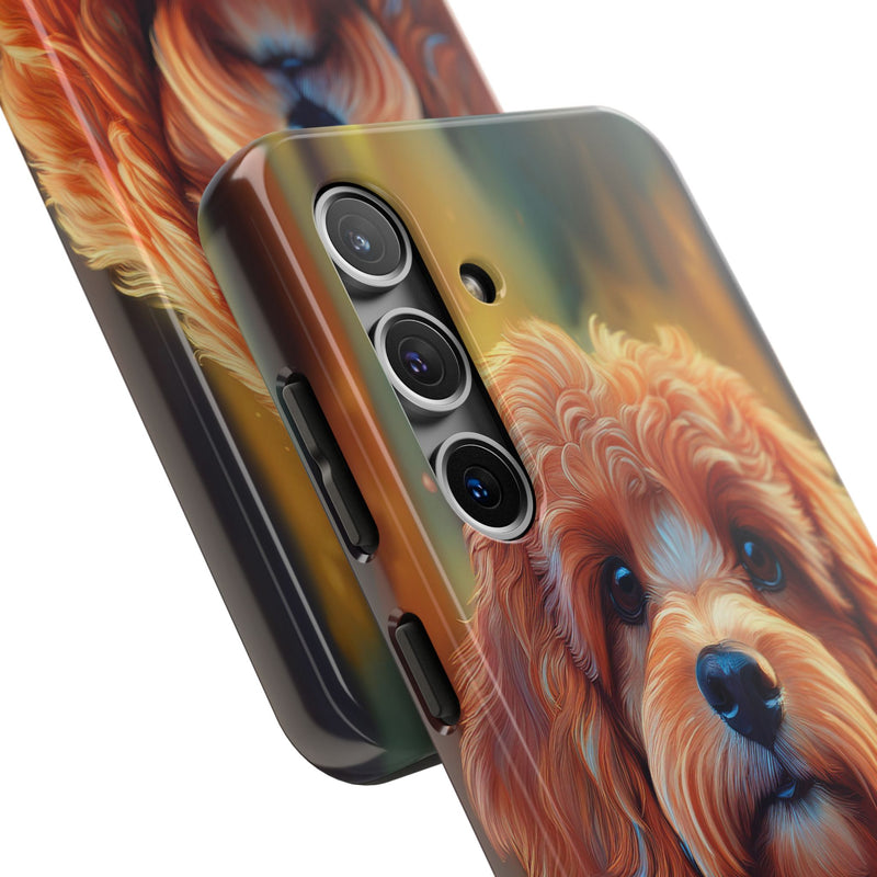 Cute Red Cavapoo Phone Case with Free Shipping