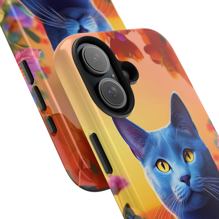 Russian Blue Cat Phone Case