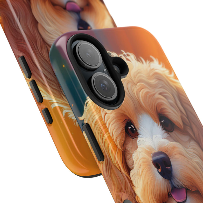 Cavapoo Dog iPhone and Samsung Case with Free Shipping