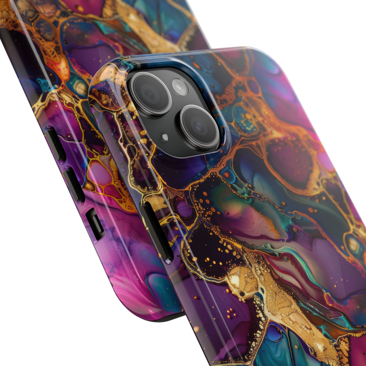 Exclusive Molten Jewel Phone Case, Shockproof Impact Resistant Cover