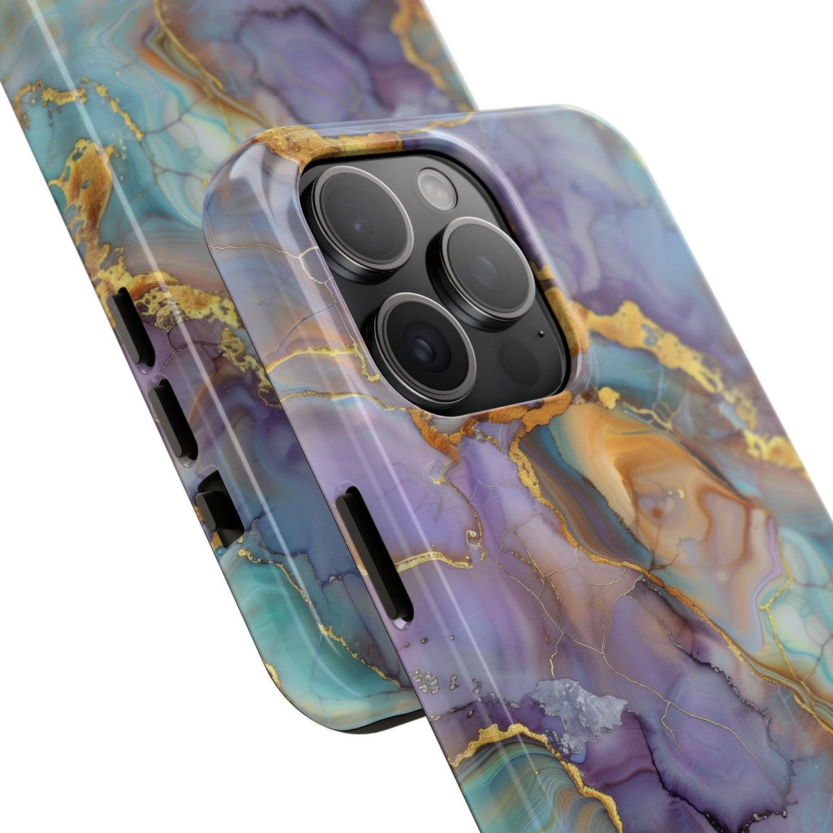 Exclusive Amethyst Drift Marble Pattern Phone Case